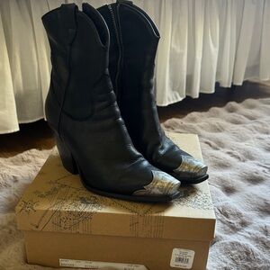 FREE PEOPLE BRAYDEN western boots